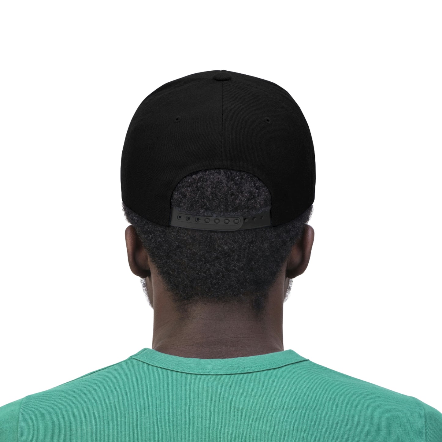 Green on Black High Wire Snapback